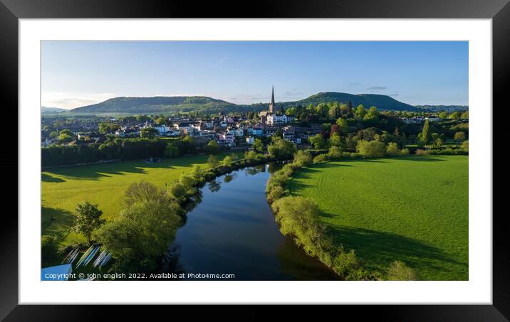 Ross on Wye Framed Mounted Print by john english