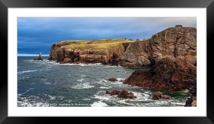 Lenan Head, County Donegal Framed Mounted Print by Jim Monk