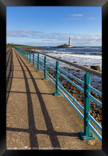 The Path To St Mary's Framed Print by Jim Monk
