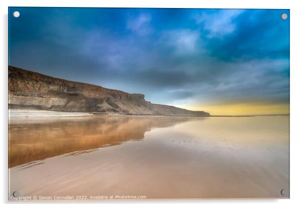 Nash Point Beach Acrylic by Simon Connellan