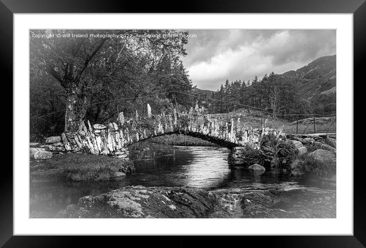 Lake District - Slater Bridge  - Little Langdale Framed Mounted Print by Will Ireland Photography