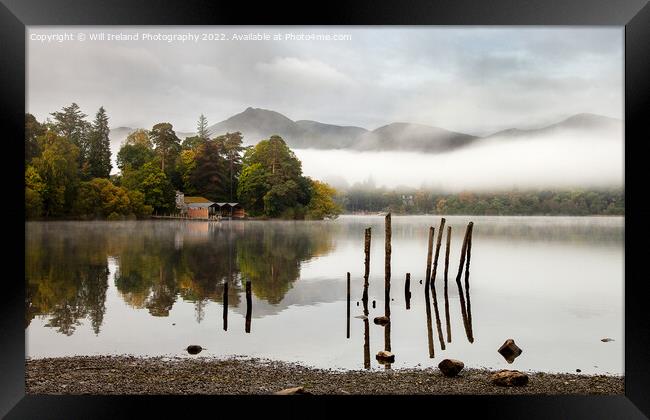 Lake District - Derwent Ilse on Derwent Water Framed Print by Will Ireland Photography
