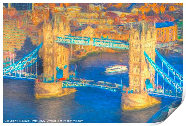 Tower Bridge Art    Print by David Pyatt