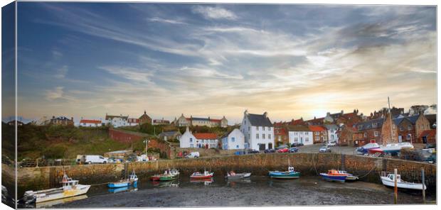 Crail Harbour, East Neuk of Fife,Scotland. Canvas Print by jim wilson