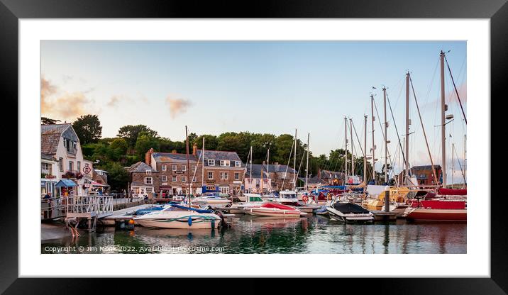 Padstow Harbour, Cornwall. Framed Mounted Print by Jim Monk