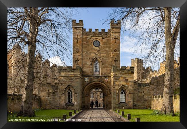 Durham Castle Framed Print by Jim Monk