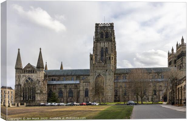 Durham Cathedral Palace Green Canvas Print by Jim Monk
