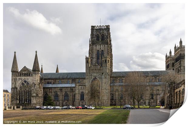Durham Cathedral Palace Green Print by Jim Monk