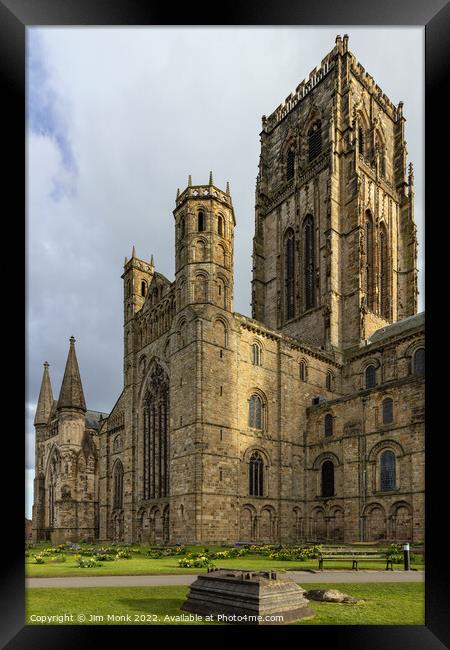Durham Cathedral  Framed Print by Jim Monk