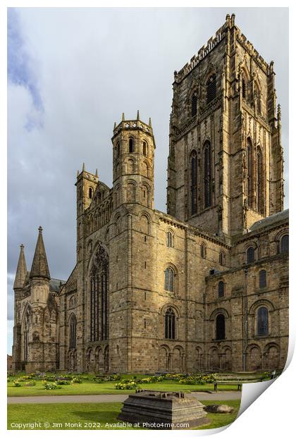 Durham Cathedral  Print by Jim Monk