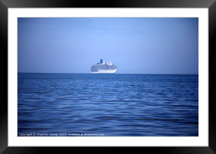 A Majestic Cruise through the English Riviera Framed Mounted Print by Stephen Hamer