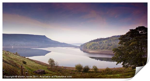 Before the sunrise at Ladybower Print by K7 Photography