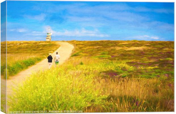 A Scenic Path to Cape Raz - C1506 1905 PIN Canvas Print by Jordi Carrio