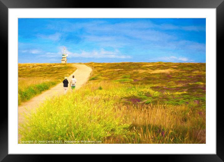 A Scenic Path to Cape Raz - C1506 1905 PIN Framed Mounted Print by Jordi Carrio