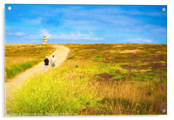 A Scenic Path to Cape Raz - C1506 1905 PIN Acrylic by Jordi Carrio
