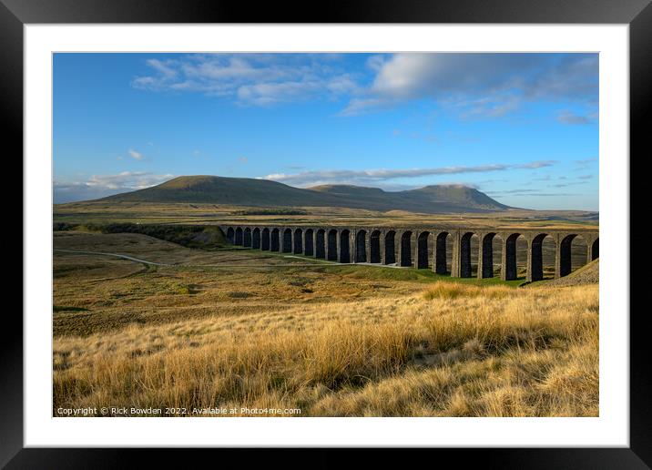 Ribblehead Viaduct Yorkshire Dales Framed Mounted Print by Rick Bowden