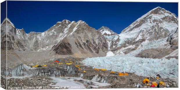 Everest Basecamp Himalayas Canvas Print by Margaret Ryan