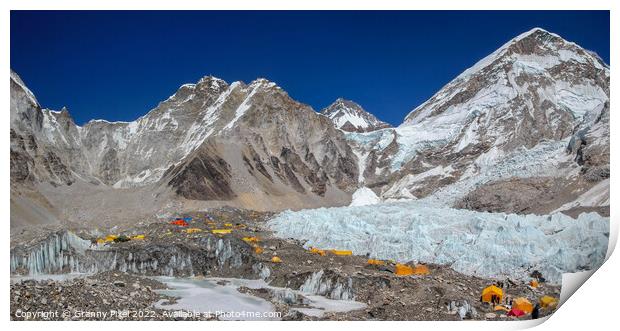 Everest Basecamp Himalayas Print by Margaret Ryan