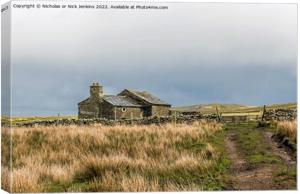 Abandoned Farmhouse Uldale Cumbria Canvas Print by Nick Jenkins