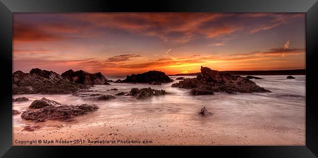 Freshwater West Framed Print by Mark Robson