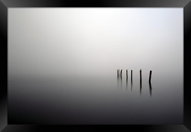 Misty Loch Lomond Framed Print by Grant Glendinning