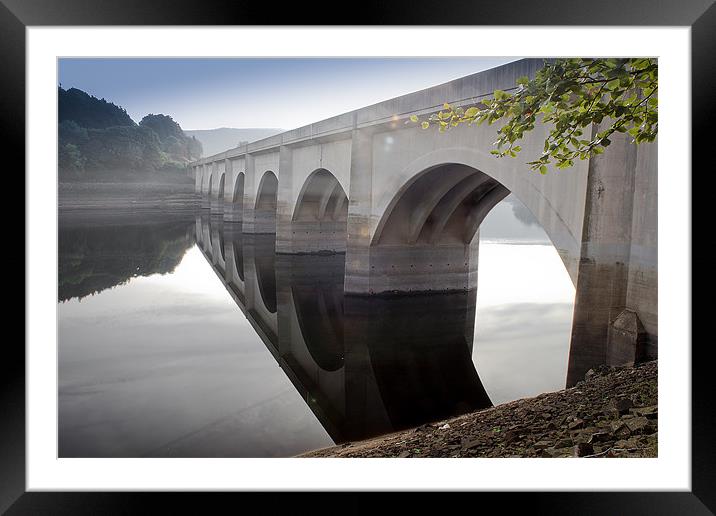 Bridge Over Silent Waters Framed Mounted Print by K7 Photography