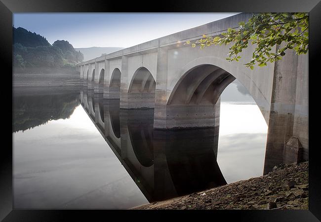 Bridge Over Silent Waters Framed Print by K7 Photography