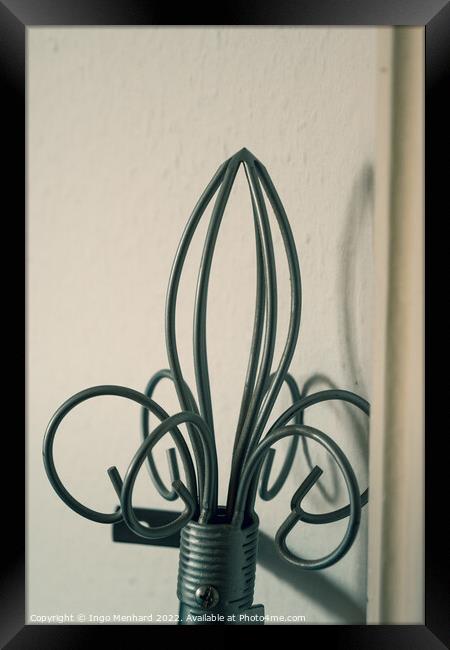 Vertical shot of a creative lamp Framed Print by Ingo Menhard