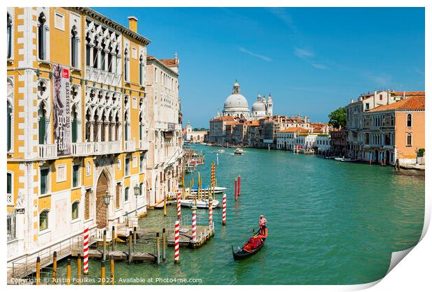 Grand Canal, Venice, Italy  Print by Justin Foulkes