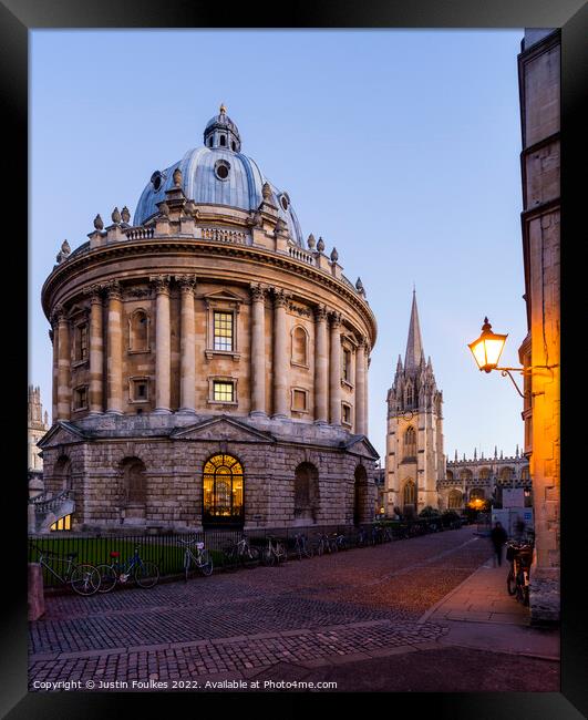 Radcliffe Camera, Oxford Framed Print by Justin Foulkes