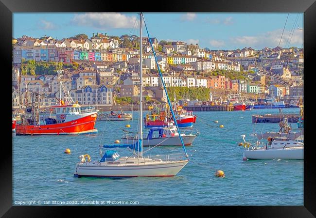 Brixham  Framed Print by Ian Stone