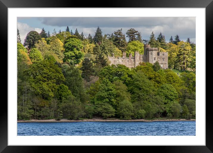 Balloch Castle Loch Lomond Framed Mounted Print by John Ellis