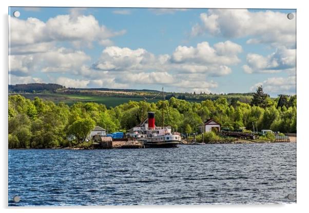 Loch Lomond Acrylic by John Ellis