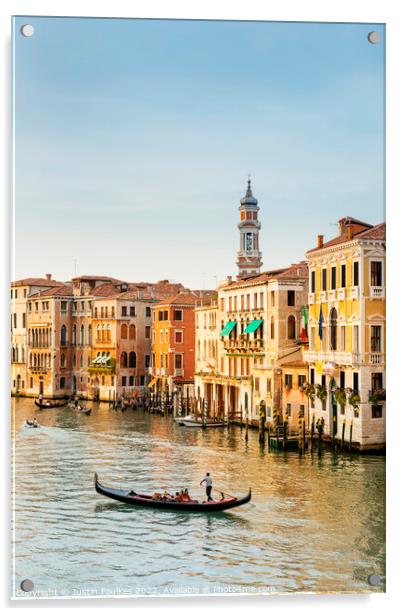 The Grand Canal, Venice, Italy Acrylic by Justin Foulkes