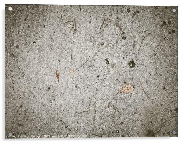 Closeup shot of a concrete surface with grunge Acrylic by Ingo Menhard