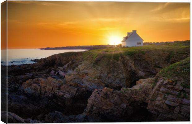 Golden Hour in Brittany - C1506-1979-GLA Canvas Print by Jordi Carrio