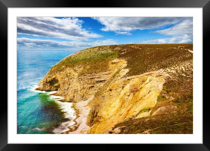 Chevre Point, Brittany, France - Orton glow Edition  Framed Mounted Print by Jordi Carrio