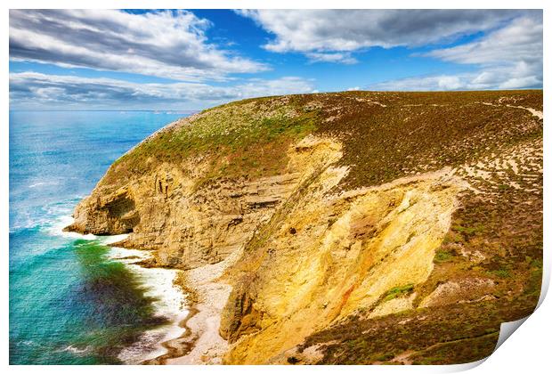Chevre Point, Brittany, France - Orton glow Edition  Print by Jordi Carrio