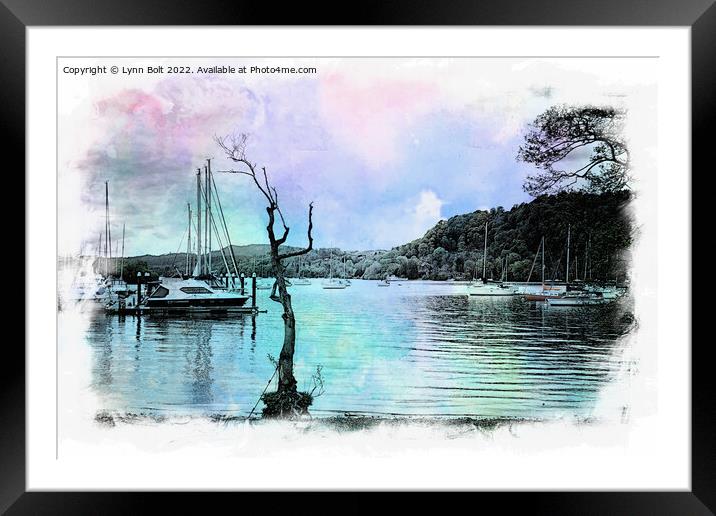Lake Windermere Framed Mounted Print by Lynn Bolt