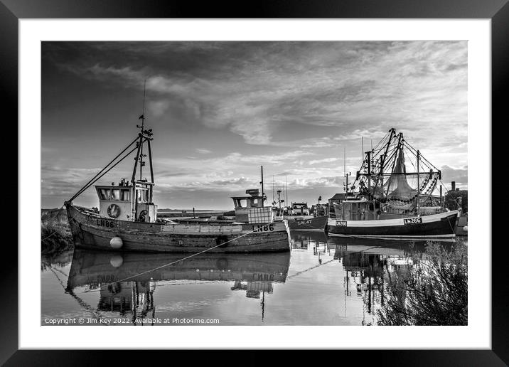 Brancaster Staithe Norfolk Framed Mounted Print by Jim Key