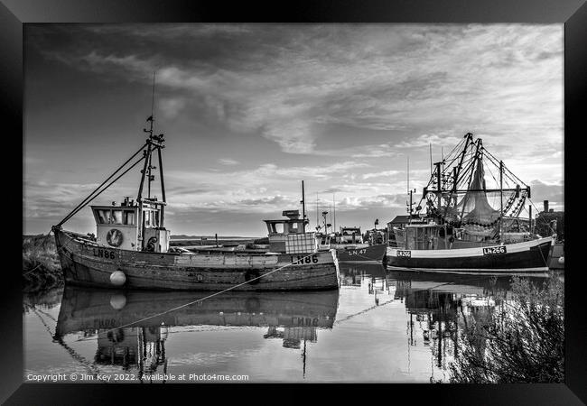 Brancaster Staithe Norfolk Framed Print by Jim Key