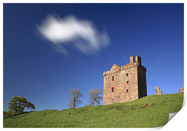 Balvaird Castle Print by Grant Glendinning