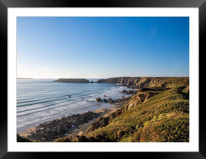 Marloes, St Brides Bay, Pembrokeshire, Wales. Framed Mounted Print by Colin Allen