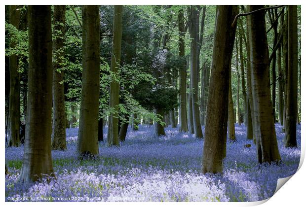 Plant tree Print by Simon Johnson