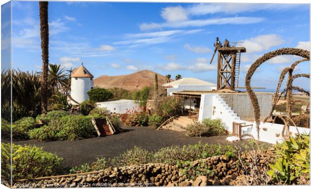 Agricultural Museum in Lanzarote Canvas Print by Pearl Bucknall