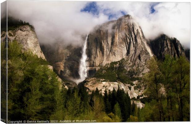 Yosemite Valley View Canvas Print by Donna Kennedy