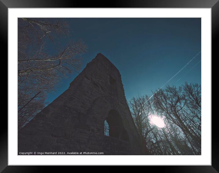 Old ruin Framed Mounted Print by Ingo Menhard
