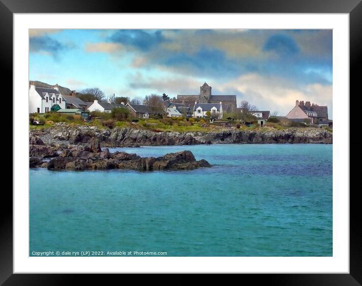 IONA ABBEY argyll and bute Framed Mounted Print by dale rys (LP)