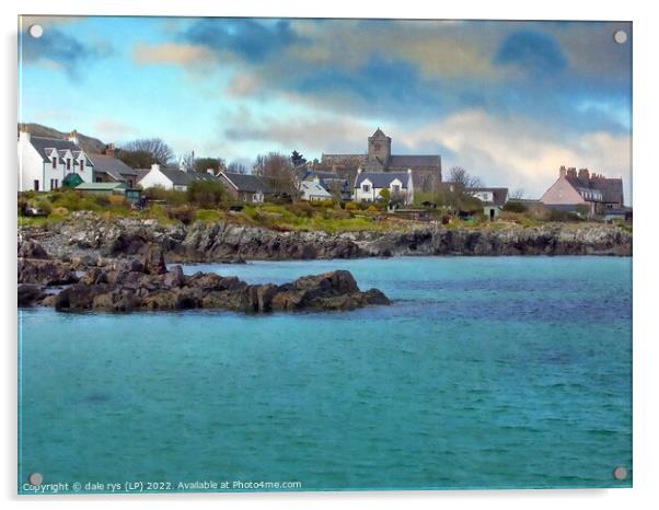 IONA ABBEY argyll and bute Acrylic by dale rys (LP)