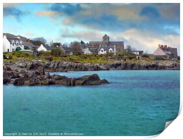 IONA ABBEY argyll and bute Print by dale rys (LP)